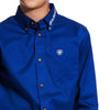 Camisa Ariat Infantil Team Logo Twill Azul