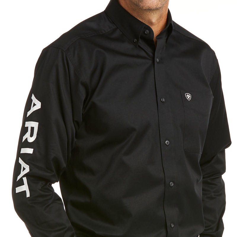Camisa ariat negra sale