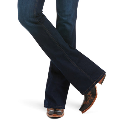 Jeans R.E.A.L. Ballary Tiro Alto Corte de Bota