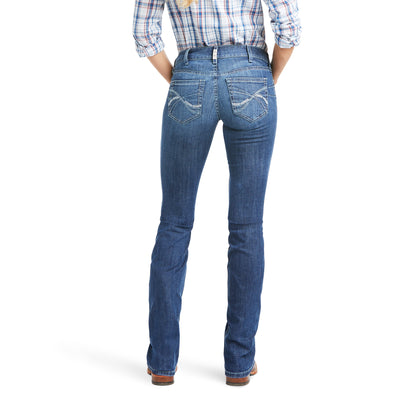 Jeans R.E.A.L. Kylee Tiro Medio Corte de Bota