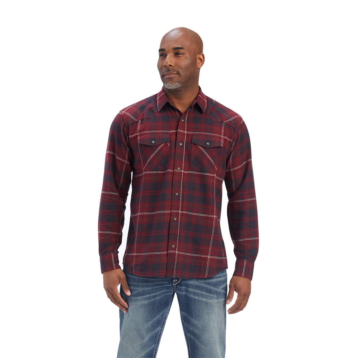 Camisa Ariat Heath Corte Retro Botón A Presión