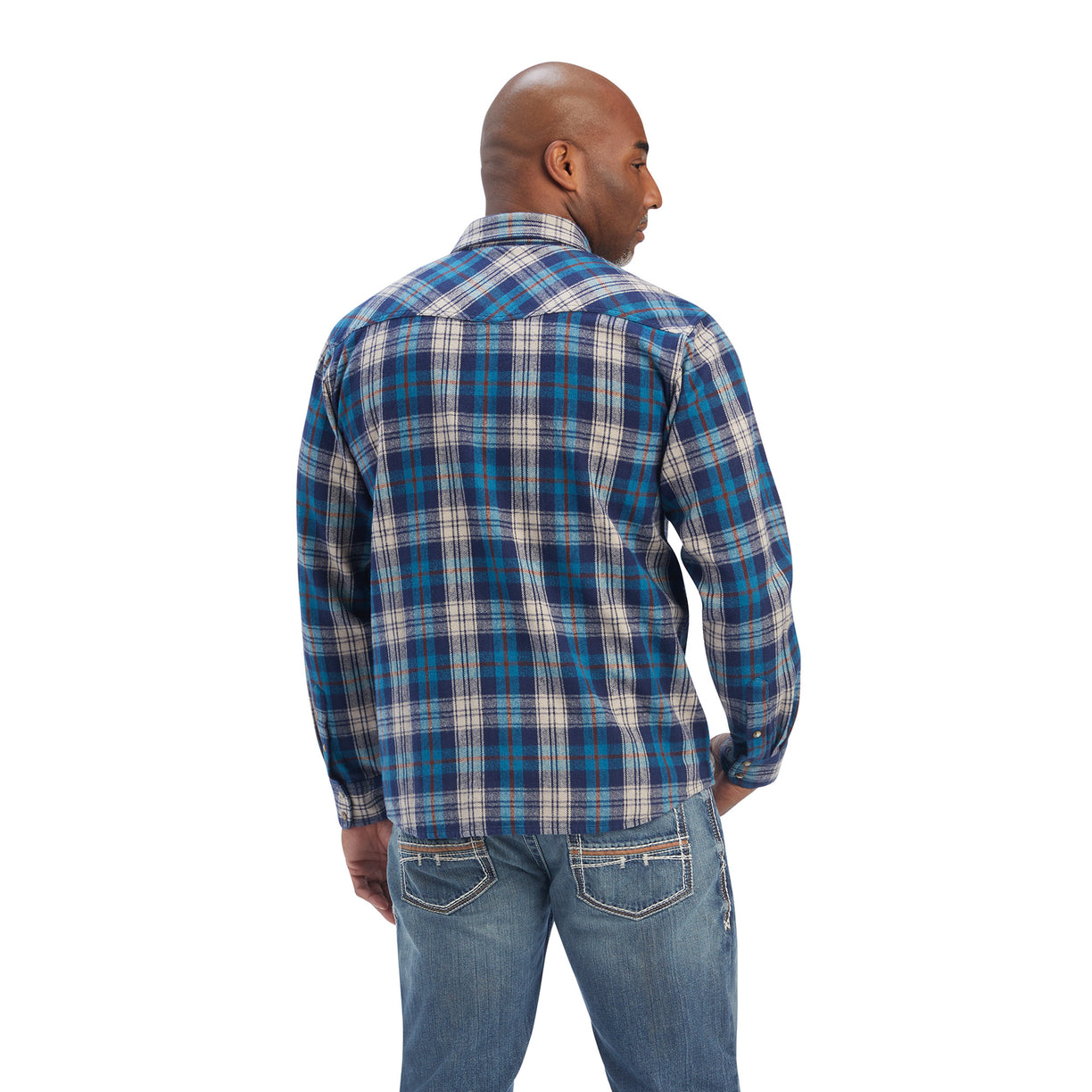 Camisa Ariat Huntleigh Corte Retro Botón A Presión