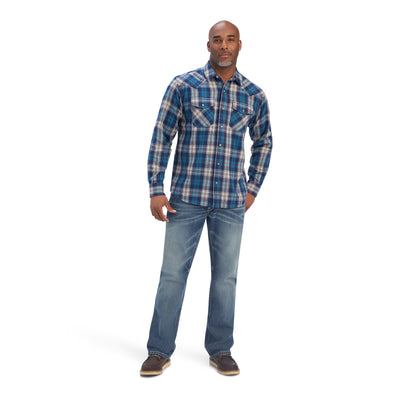 Camisa Ariat Huntleigh Corte Retro Botón A Presión