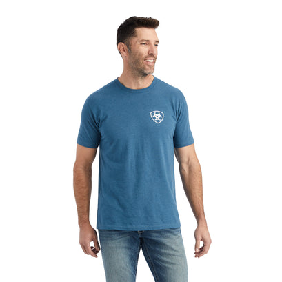 Playera Ariat Hexafill Steel Blue