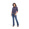 Camisa Ariat Kirby Stretch Ropey Rose
