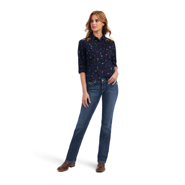 Camisa Ariat R.E.A.L. Dakota Botón a Presión