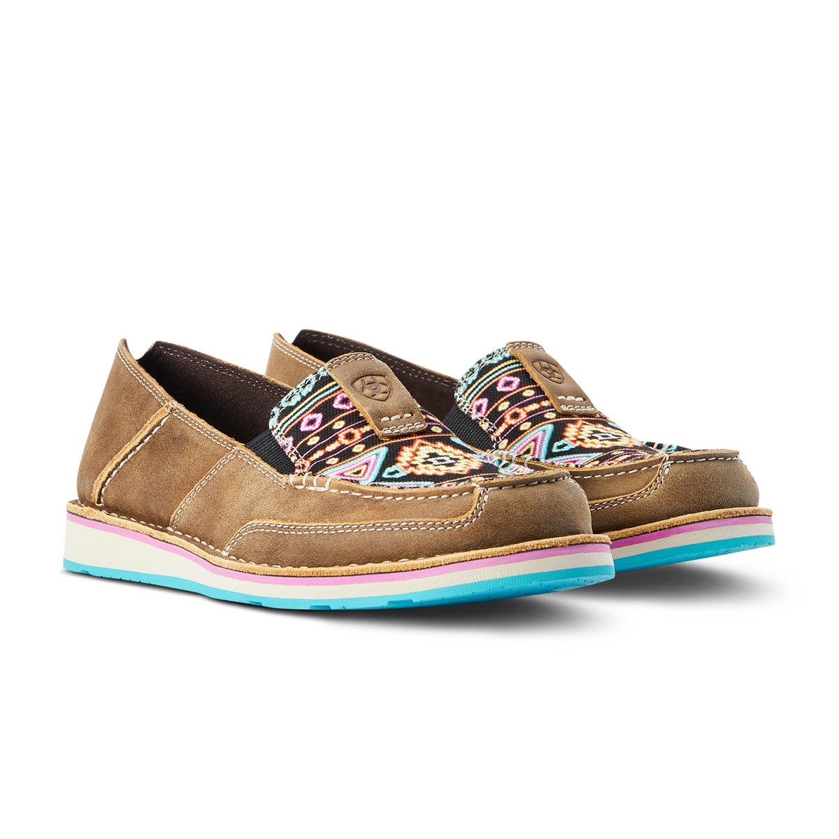 Ariat Cruiser Tote Leopardata – Borsa In Tela Con Manici In Pelle - 3