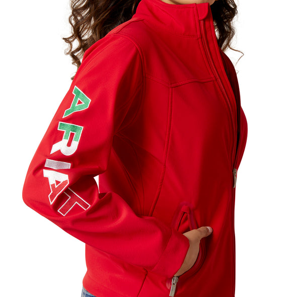 Chamarra Softshell Team México Rojo