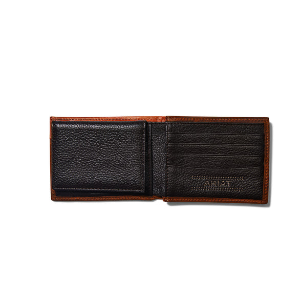 Cartera Ariat Marrón Medio Costura Superpuesta