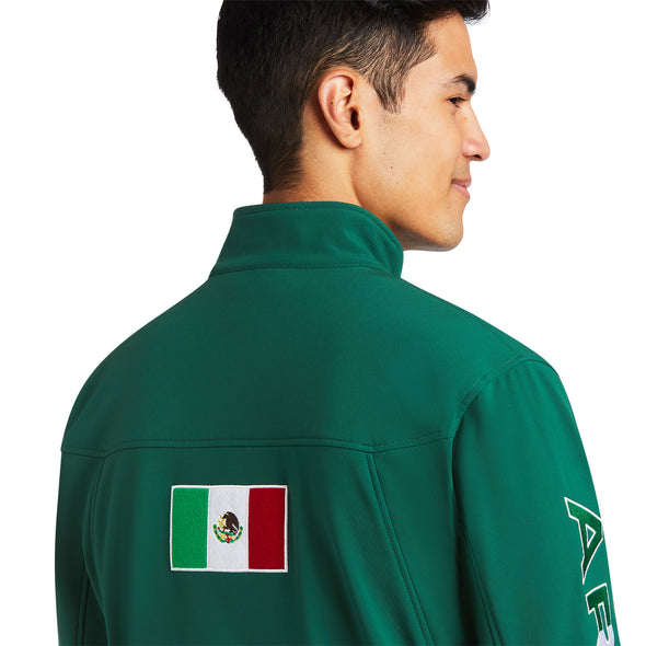 Chamarra Ariat New Team Softshell México Verde