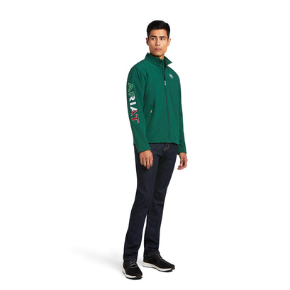 Chamarra Ariat New Team Softshell México Verde