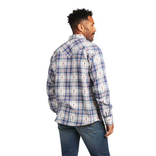 Camisa Ariat Hutton Corte Retro Botón a Presión