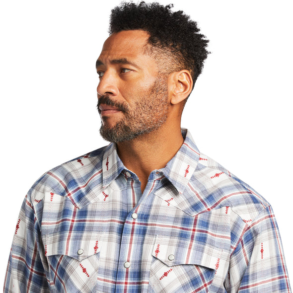 Camisa Ariat Hutton Corte Retro Botón a Presión