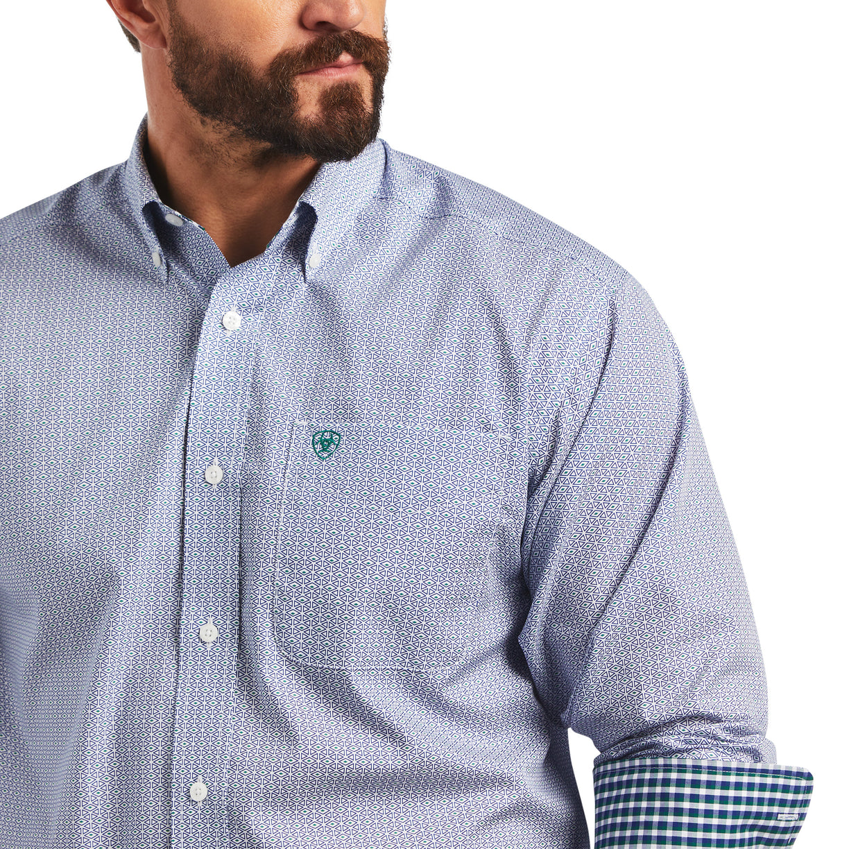 Camisa Ariat Libre de Arrugas Sire Corte Clásico
