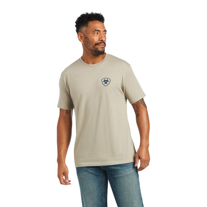Playera Ariat Woodgrain Flag