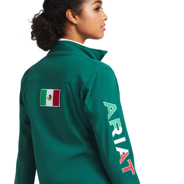 Chamarra Softshell Team México Verde