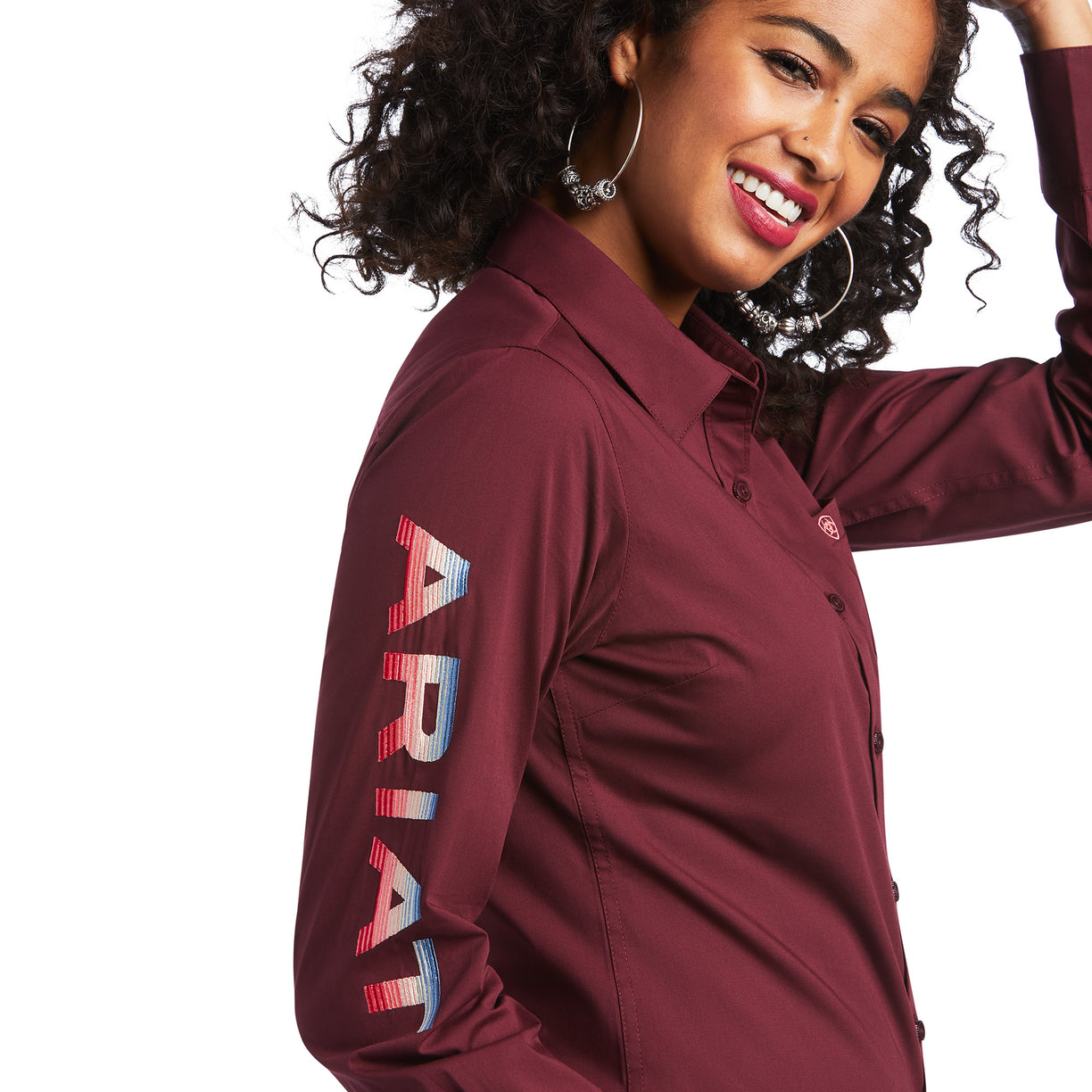Camisa Team Kirby Stretch Zinfandel