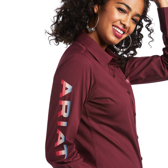 Camisa Team Kirby Stretch Zinfandel