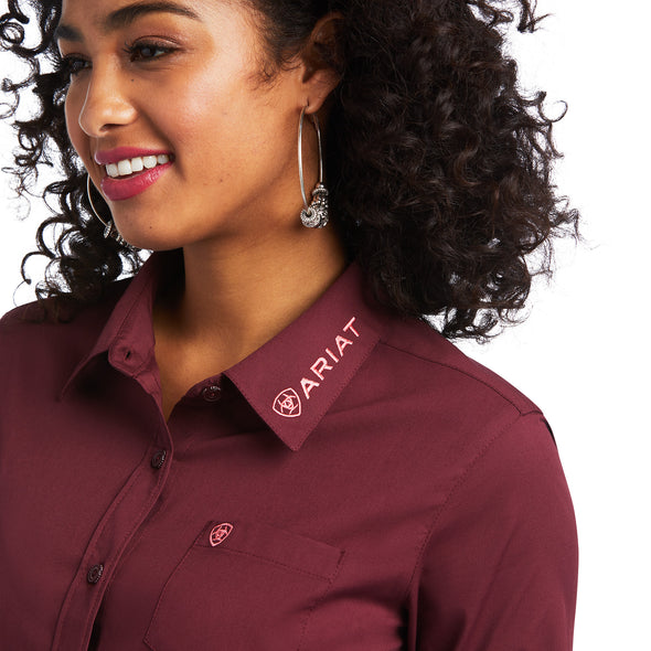 Camisa Team Kirby Stretch Zinfandel