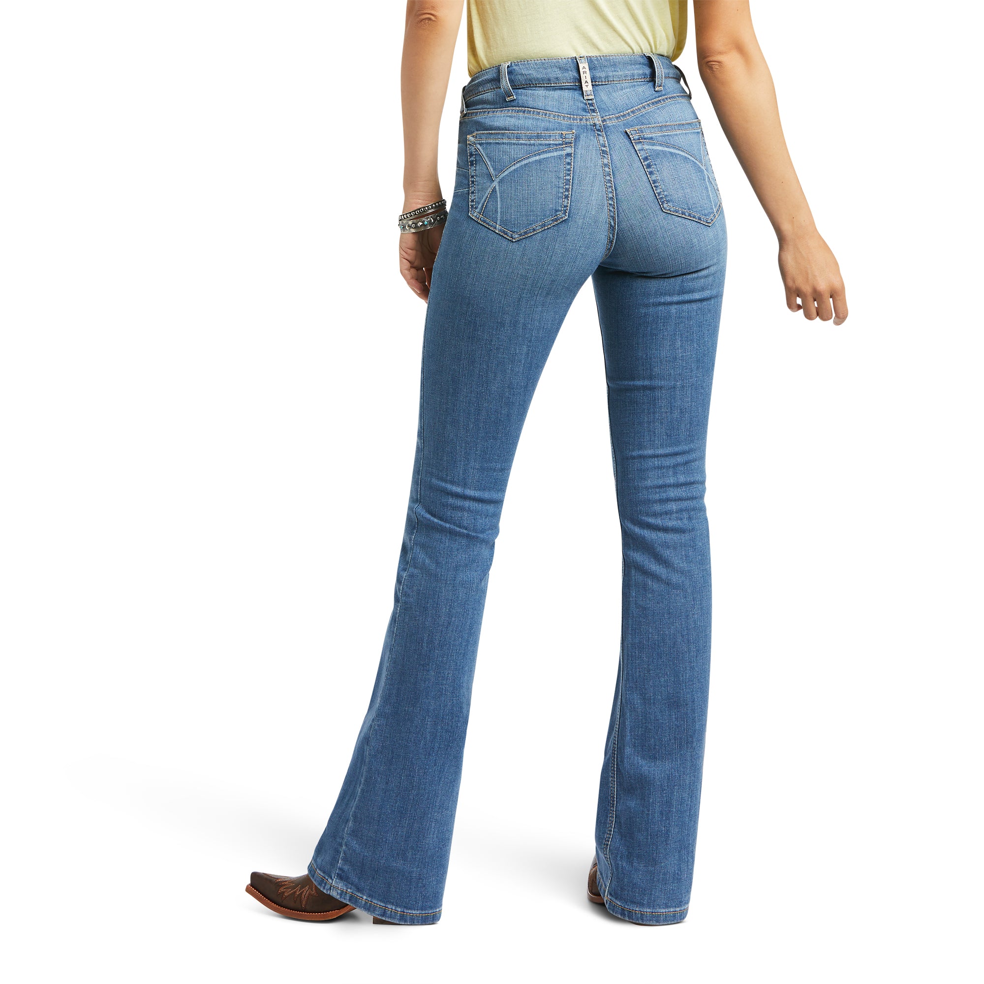 Jeans corte de deals bota