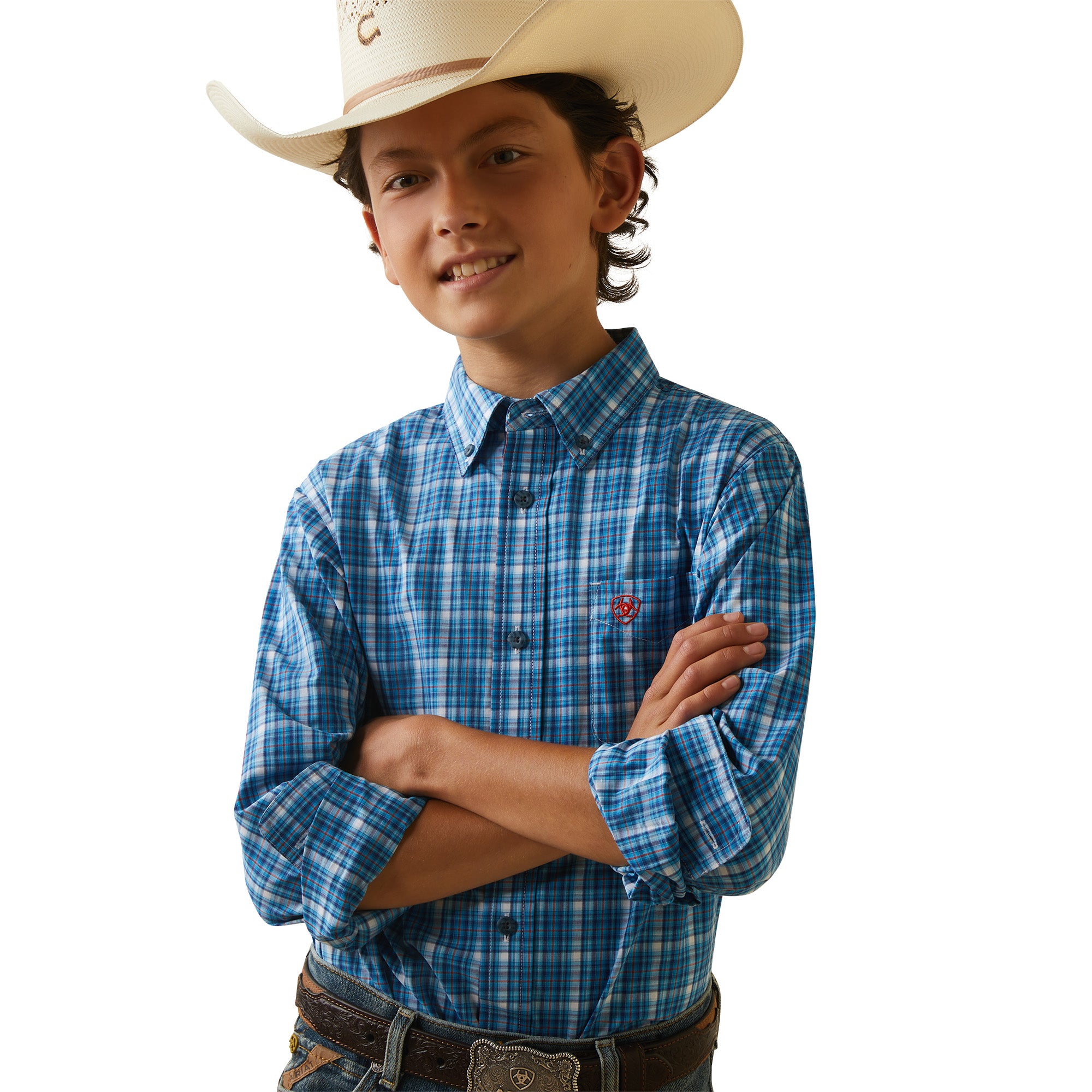 Camisas ariat 2025 para niños