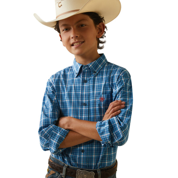 Camisa Ariat Infantil Pro Series Leyton