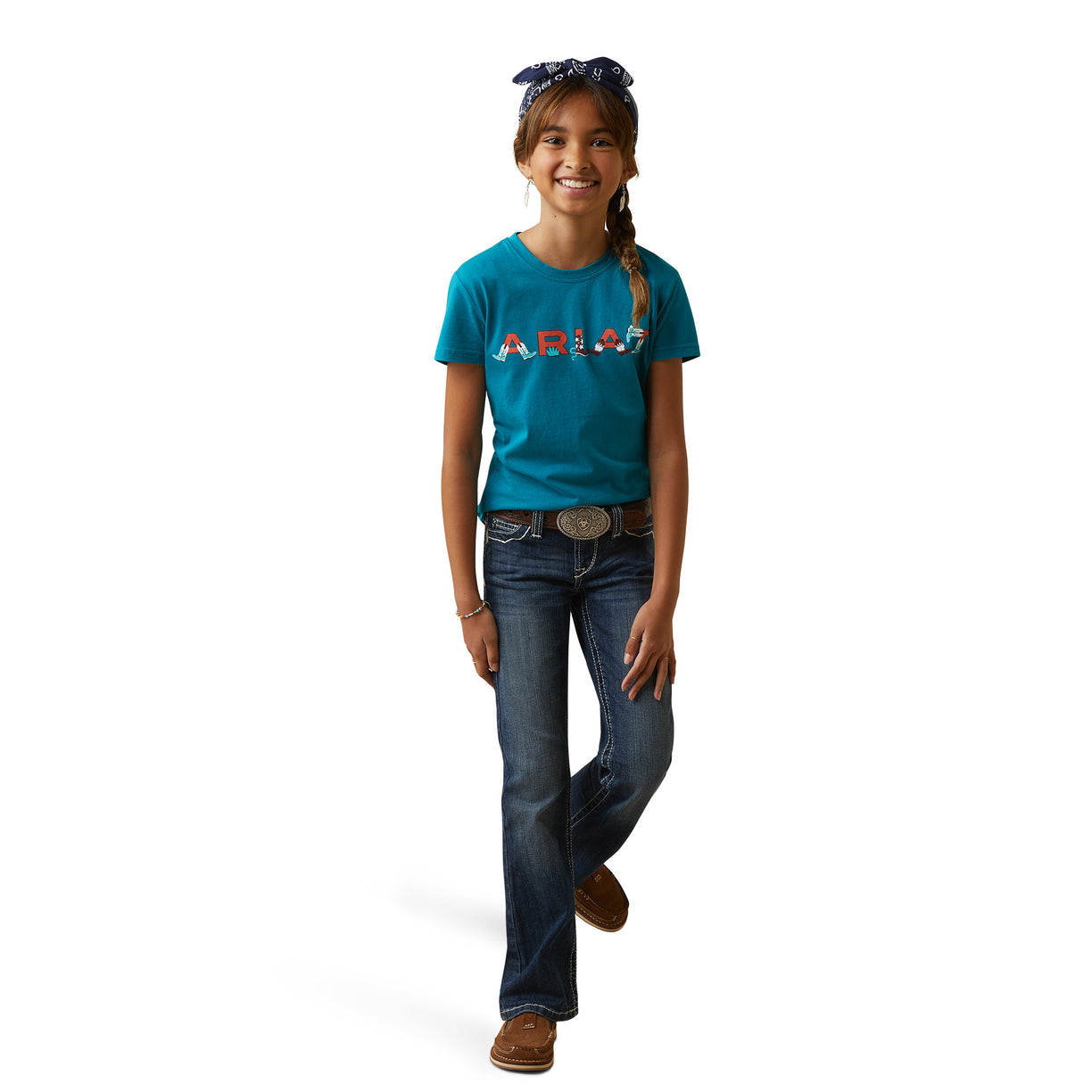 Playera Ariat Infantil R.E.A.L. Boot Kickin'