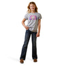 Playera Ariat Infantil Rainbow Sunset