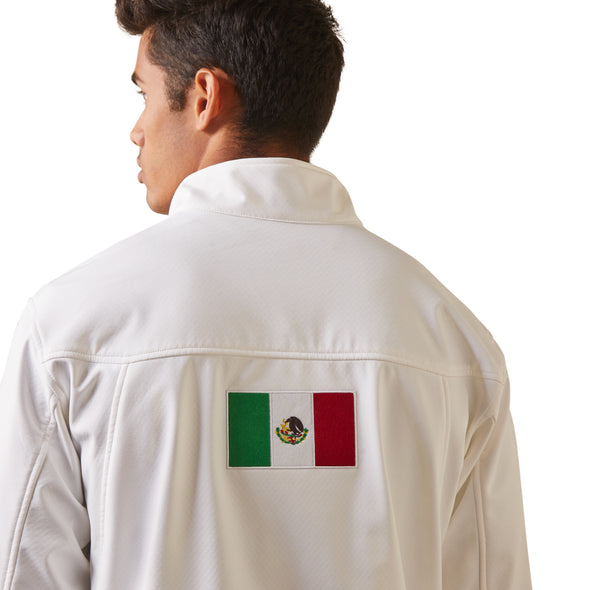 Chamarra Ariat New Team Softshell México Blanco