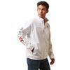 Chamarra Ariat New Team Softshell México Blanco