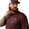 Polo Ariat All Over Print Malbec
