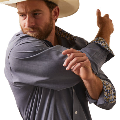 Camisa Libre de Arrugas Solid Pinpoint Oxford Corte Clásico