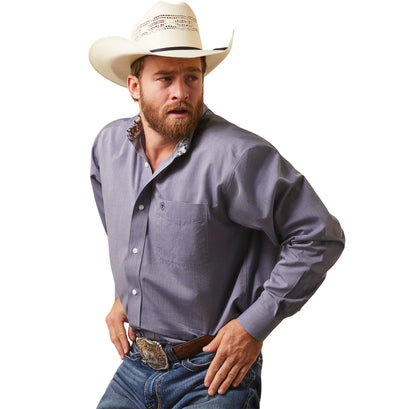 Camisa Libre de Arrugas Solid Pinpoint Oxford Corte Clásico