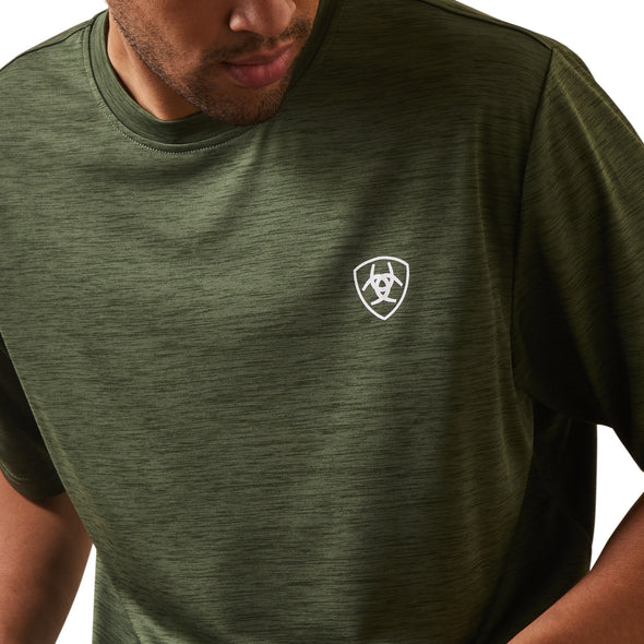 Playera Ariat Charger Stamp Verde