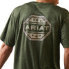 Playera Ariat Charger Stamp Verde