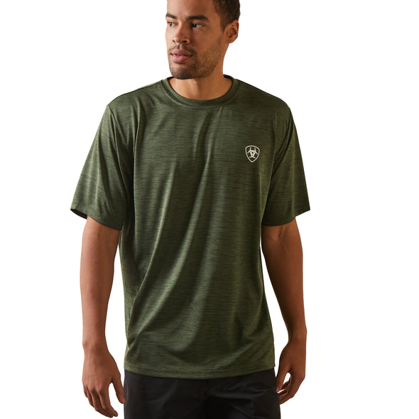 Playera Ariat Charger Stamp Verde