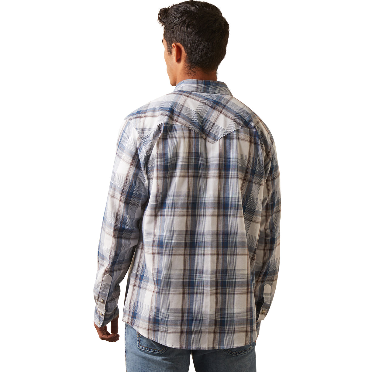 Camisa Ariat Haston Corte Retro Botón a Presión