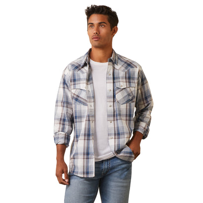 Camisa Ariat Haston Corte Retro Botón a Presión