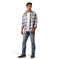 Camisa Ariat Haston Corte Retro Botón a Presión