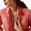 Camisa Ariat R.E.A.L. Jurlington Faded Brick Botón a Presión