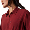 Camisa Ariat VentTEK Stretch Pomegranate