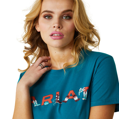Playera Ariat R.E.A.L. Boot Kickin'