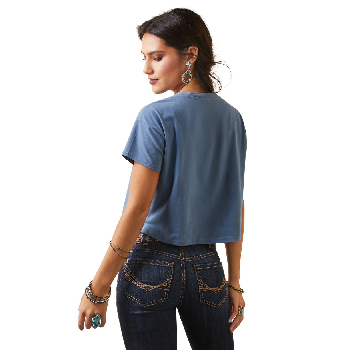 Playera Ariat Treasure Copen Blue