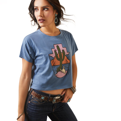 Playera Ariat Treasure Copen Blue