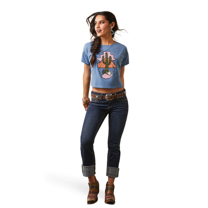 Playera Ariat Treasure Copen Blue